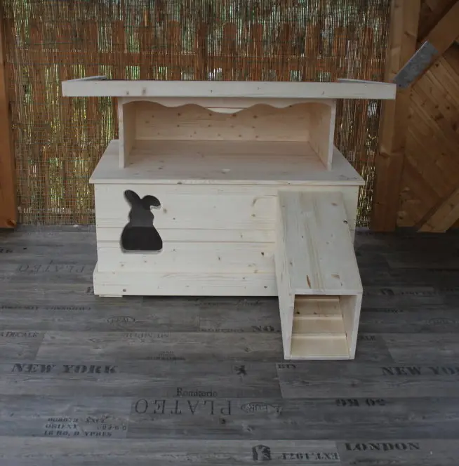 Schutzhütte de Luxe mit Aufsatz