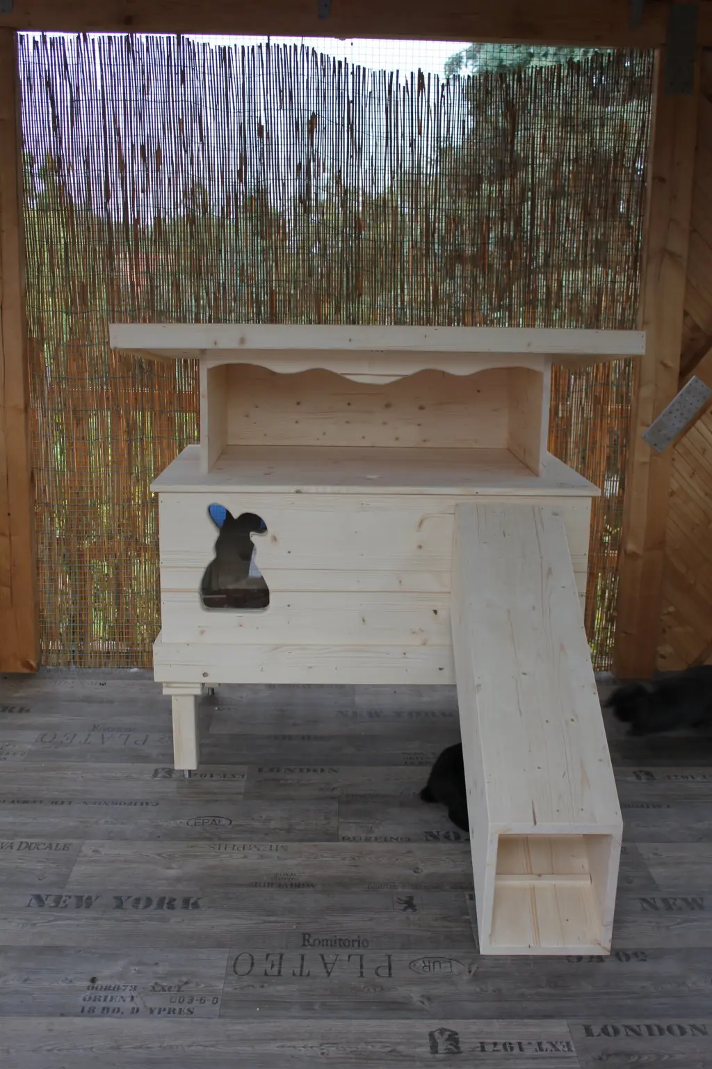 Schutzhütte de Luxe mit Aufsatz