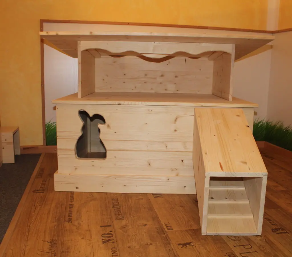 Schutzhütte de Luxe mit Aufsatz