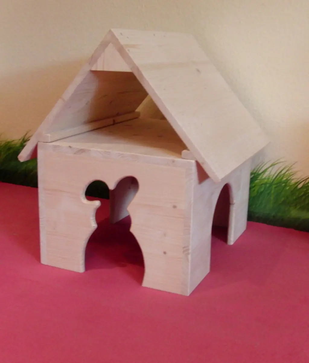 Haus mit Spitzdach