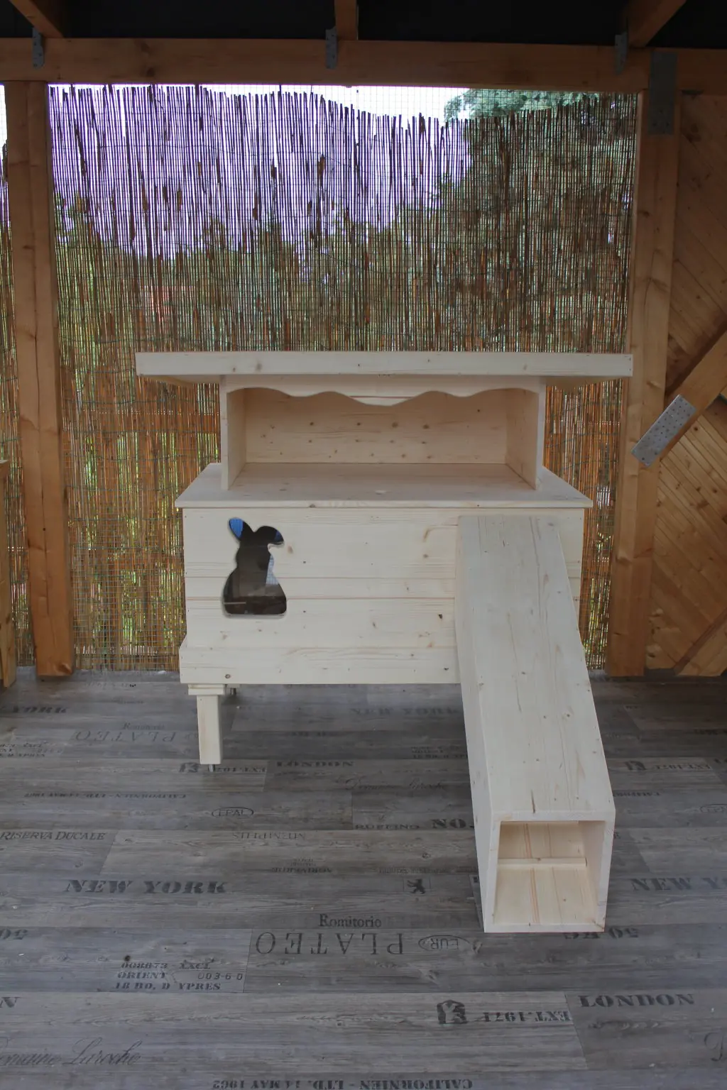 Schutzhütte de Luxe mit Aufsatz