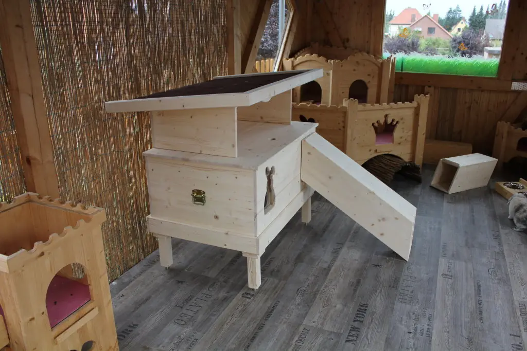 Schutzhütte de Luxe mit Aufsatz